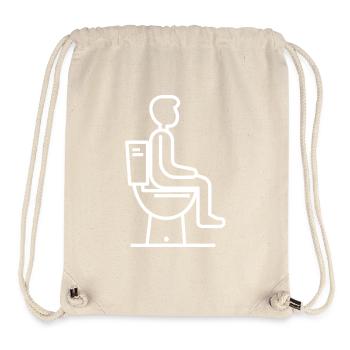 Toilette - Sac à cordon recyclé Stanley/Stella - blanc naturel - Devant