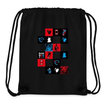 Die Drei ??? Cooles Kacheldesign - Stanley/Stella recycelter Gym Bag - Schwarz - Vorne