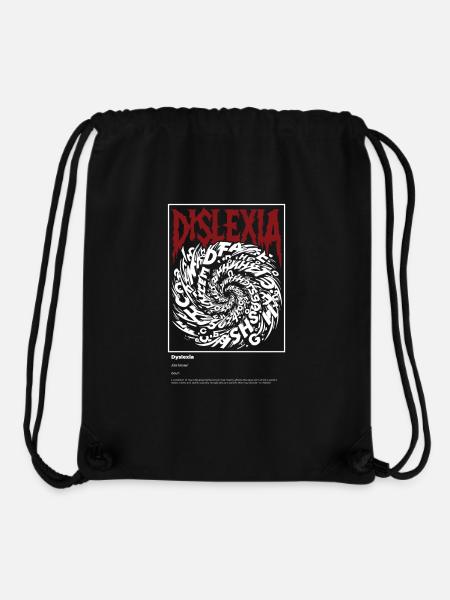 Dyslexia Awareness Spiral Design - Stanley/Stella Recycled Gym Bag - black