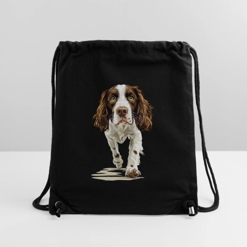 Englischer Springer Spaniel Stanley/Stella recycelter Gym Bag
