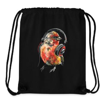 Finch Bird - Stanley/Stella recycelter Gym Bag - Schwarz - Vorne