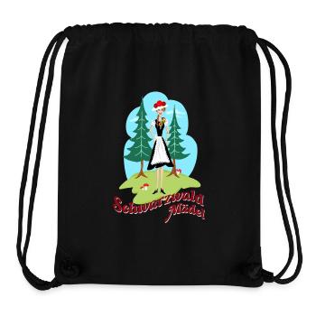 Black Forest Girl Retro - Stanley/Stella Recycled Gym Bag - black - Front