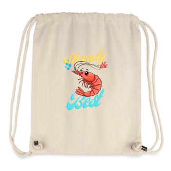 Crevettes les meilleures ! - Sac à cordon recyclé Stanley/Stella - blanc naturel - Devant