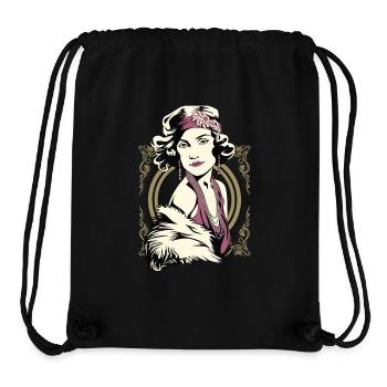 Flappers Girls VIOLET - Stanley/Stella Recycled Gym Bag - black - Front