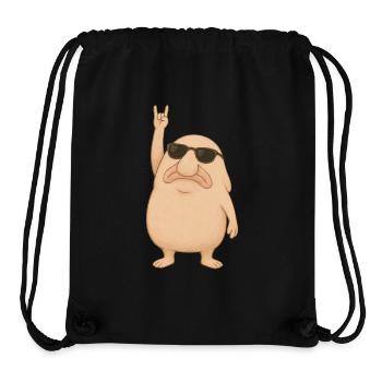 Blobfish Rocks - Stanley/Stella Recycled Gym Bag - black - Front
