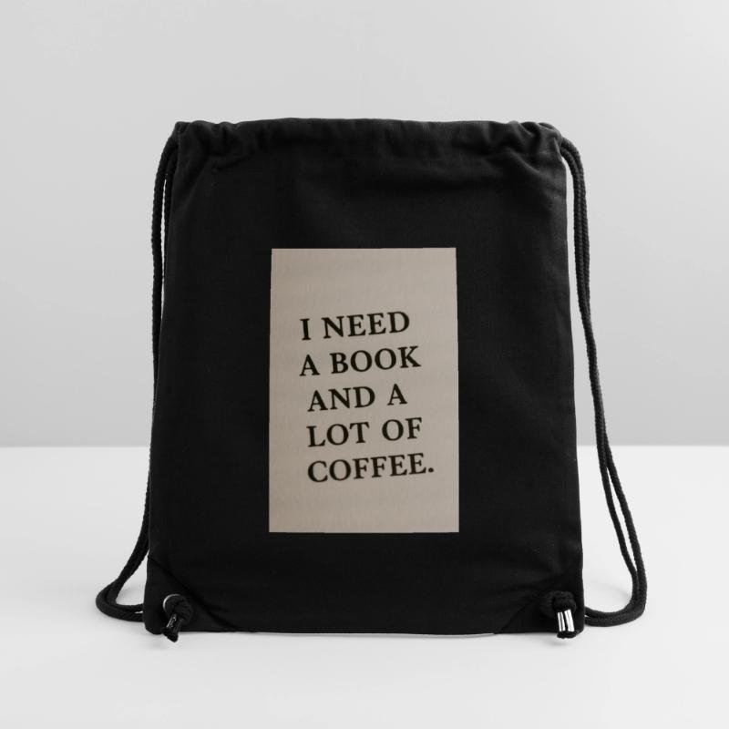 Ich brauche ein Buch und Kaffee Stanley/Stella recycelter Gym Bag