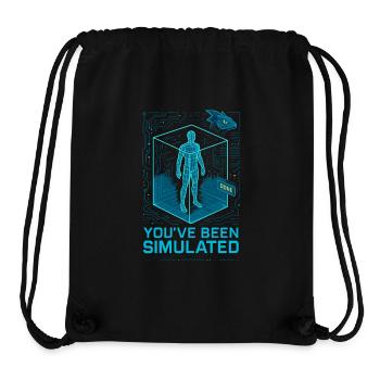 Simulated by the Basilisk - Stanley/Stella recycelter Gym Bag - Schwarz - Vorne