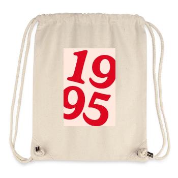 Poster 1995 - Stanley/Stella recycelter Gym Bag - Naturweiß - Vorne