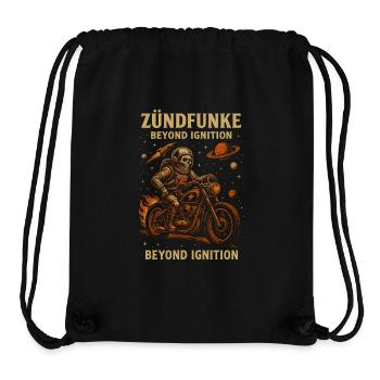 ZÜNDFUNKE – ASTRONAUT OF ANARCHY - Stanley/Stella recycelter Gym Bag - Schwarz - Vorne