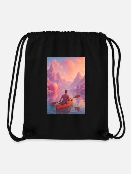 Dream Canoe Tour - Stanley/Stella Recycled Gym Bag - black