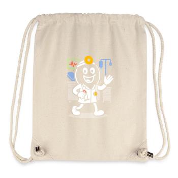 Ribbo as a Doctor – Funny Doctor's Office Scene - Stanley/Stella Recycled Gym Bag - natural - Front