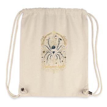 Halloween Nachtspinne - Goldenes Netz Spinnentier - Stanley/Stella recycelter Gym Bag - Naturweiß - Vorne