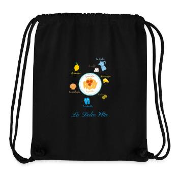 La Dolce Vita - Italian dictionary - Stanley/Stella Recycled Gym Bag - black - Front