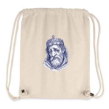 King of the Blue Cast Lines - Stanley/Stella Recycled Gym Bag - natural - Front
