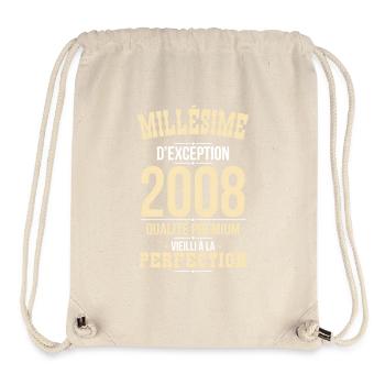 2008 – Außergewöhnlicher Vintage – Premiumqualität - Stanley/Stella recycelter Gym Bag - Naturweiß - Vorne