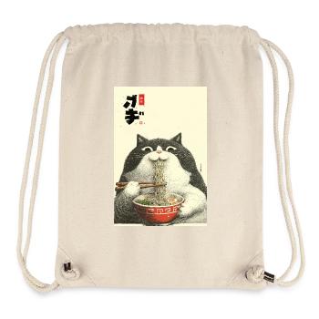 Neko-Ramen-Festmahl - Stanley/Stella recycelter Gym Bag - Naturweiß - Vorne
