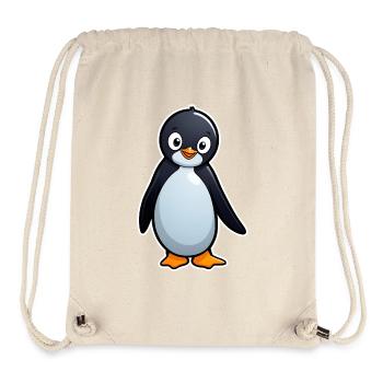 Kuschelpinguin Charme - Stanley/Stella recycelter Gym Bag - Naturweiß - Vorne