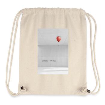 Don't wait Motivation Success Act Now - Stanley/Stella Recycled Gym Bag - natural - Front