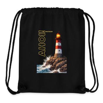 AHOI! Matrose - Stanley/Stella recycelter Gym Bag - Schwarz - Vorne