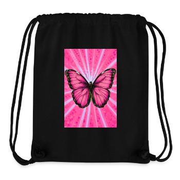 butterfly - Stanley/Stella Recycled Gym Bag - black - Front