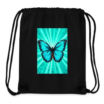 butterfly - Stanley/Stella Recycled Gym Bag - black - Front