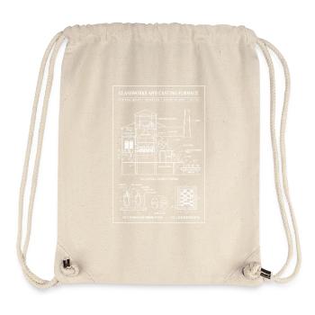 Glaswerk-Bauplan - Stanley/Stella recycelter Gym Bag - Naturweiß - Vorne