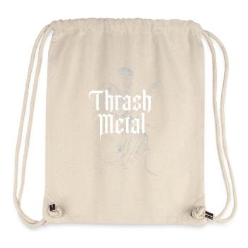 Thrash Metal Skeleton spielt Gitarre - Stanley/Stella recycelter Gym Bag - Naturweiß - Vorne
