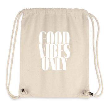 Positive vibes only - Stanley/Stella Recycled Gym Bag - natural - Front