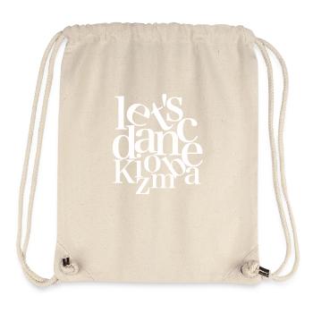 Let`s danse Kizomba - Danse chemise blanche - Sac à cordon recyclé Stanley/Stella - blanc naturel - Devant