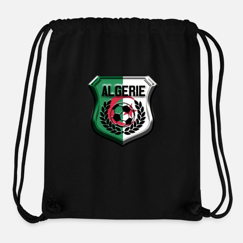 Algerien Fußball - Stanley/Stella recycelter Gym Bag - Schwarz