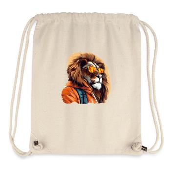 Street style lion | Lion lovers - Stanley/Stella Recycled Gym Bag - natural - Front