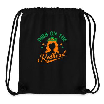 Dibs Sur La Rousse - Sac à cordon recyclé Stanley/Stella - noir - Devant