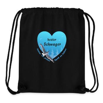 bester Schwager - Stanley/Stella recycelter Gym Bag - Schwarz - Vorne