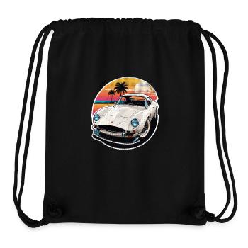 Oldtimer Sonnenuntergang - Stanley/Stella recycelter Gym Bag - Schwarz - Vorne