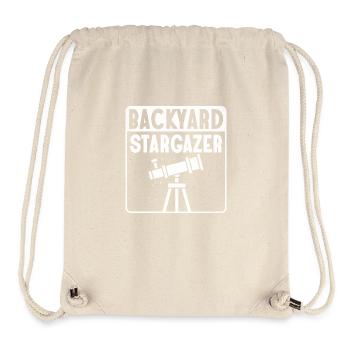 Backyard Stargazer Astronomy Stars Planets - Stanley/Stella Recycled Gym Bag - natural - Front