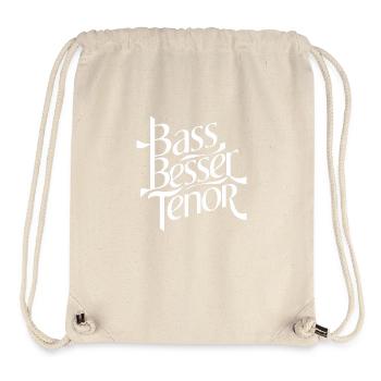 Bass Besser Tenor - Stanley/Stella recycelter Gym Bag - Naturweiß - Vorne