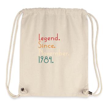 Legende seit November 1984 - Stanley/Stella recycelter Gym Bag - Naturweiß - Vorne