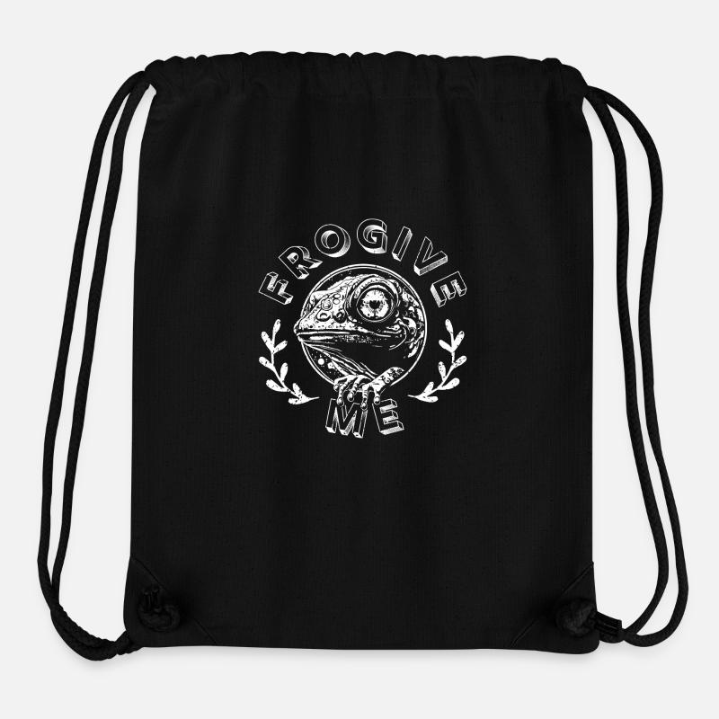 FROGIVE ME - Sac à cordon recyclé Stanley/Stella - noir