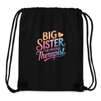 Sister Sibling Family - Stanley/Stella Recycled Gym Bag - black - Front