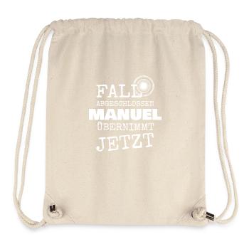 Manuel as a first name - Stanley/Stella Recycled Gym Bag - natural - Front