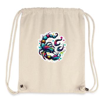 Zodiac Scorpion - Stanley/Stella recycelter Gym Bag - Naturweiß - Vorne