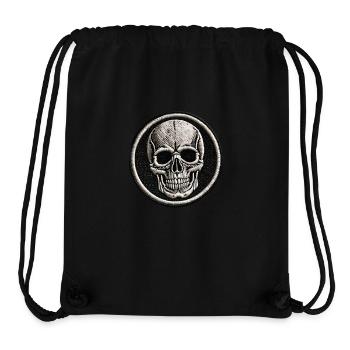 Schädel - Stanley/Stella recycelter Gym Bag - Schwarz - Vorne