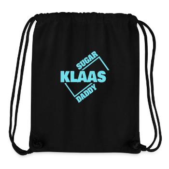 Klaas als Sugardaddy - Stanley/Stella recycelter Gym Bag - Schwarz - Vorne
