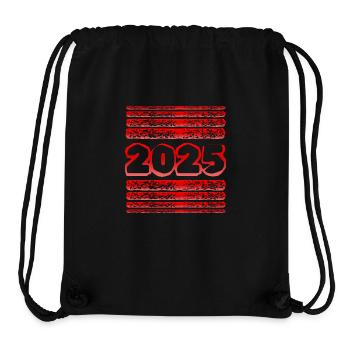 Année 2025 - Sac à cordon recyclé Stanley/Stella - noir - Devant