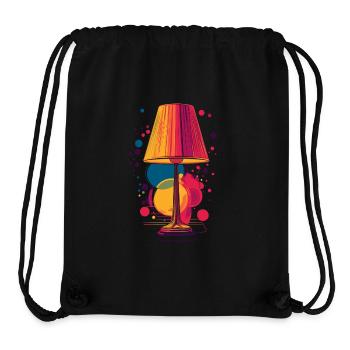 Lampe 70er Jahre Musik Party - Stanley/Stella recycelter Gym Bag - Schwarz - Vorne