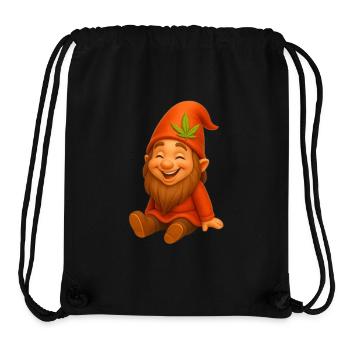 Knuffiger Zwerg goldig lachend - Stanley/Stella recycelter Gym Bag - Schwarz - Vorne