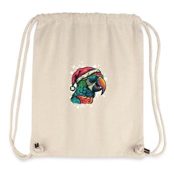 Papagai Weihnachten Lustig - Stanley/Stella recycelter Gym Bag - Naturweiß - Vorne
