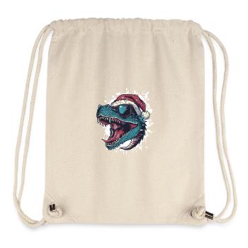 Dragon Christmas Funny - Stanley/Stella Recycled Gym Bag - natural - Front