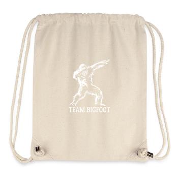 Dabbing Team Bigfoot - Dab Dance - Légende - Sac à cordon recyclé Stanley/Stella - blanc naturel - Devant