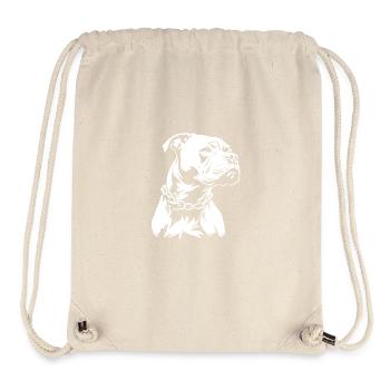 Bully - Dog Fan - Stanley/Stella Recycled Gym Bag - natural - Front